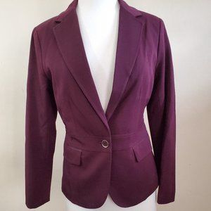 New York and Company 7th Avenue purple blazer